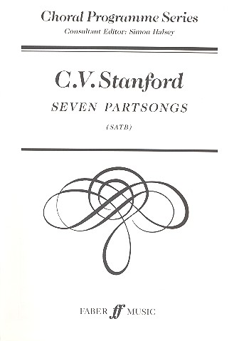 7 partsongs for mixed chorus  a cappella, score  