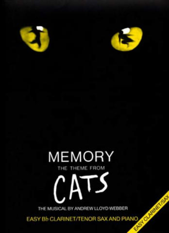 Memory The Theme from Cats&nbsp;&nbsp;for easy clarinet / easy saxophone&nbsp;&nbsp;