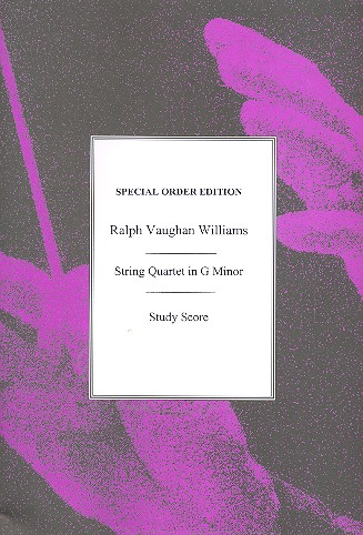 String Quartet in g Minor    score,  archive copy