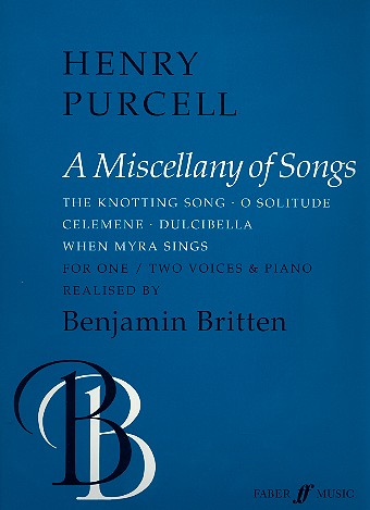 A Miscellany of Songs  for 1 and 2 voices and piano  