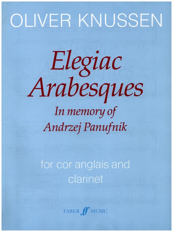 Elegiac Arabesques op.26a for cor  anglais and clarinet  