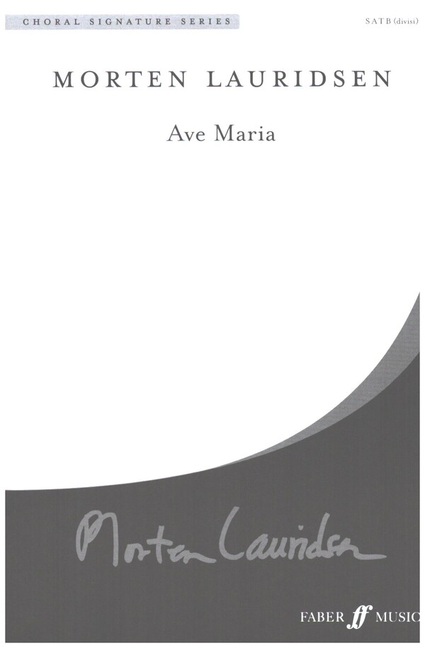 Ave Maria  for mixed chorus a cappella  score