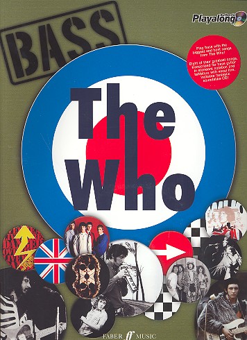 The Who (+CD): Authentic bass playalong&nbsp;&nbsp;songbook vocal/bass/tab&nbsp;&nbsp;