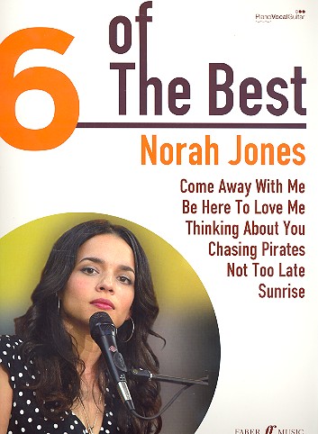 6 of the Best: Norah Jones  songbook piano/vocal/guitar  