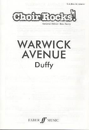 Warwich Avenue for female chorus&nbsp;&nbsp;and piano (A/Bar ad lib)&nbsp;&nbsp;score