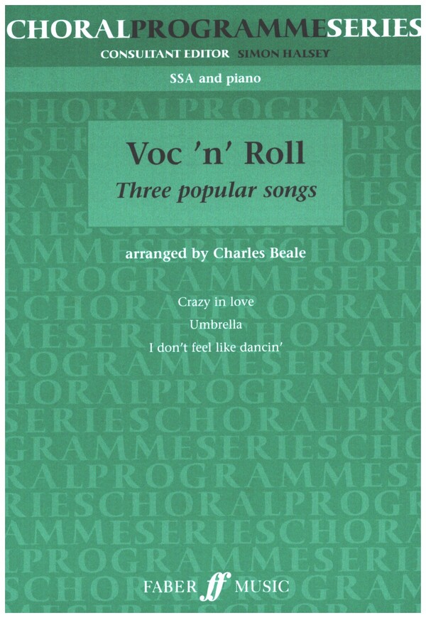 Voc 'n' Roll&nbsp;&nbsp;for female chorus (SSA) and piano&nbsp;&nbsp;chorus score