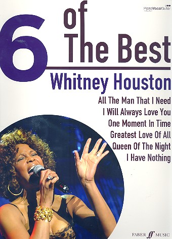 Whitney Houston - 6 of the Best&nbsp;&nbsp;for vocal and piano/guitar&nbsp;&nbsp;