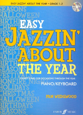 Easy Jazzin' about the Year (+CD)  for piano (keyboard)  