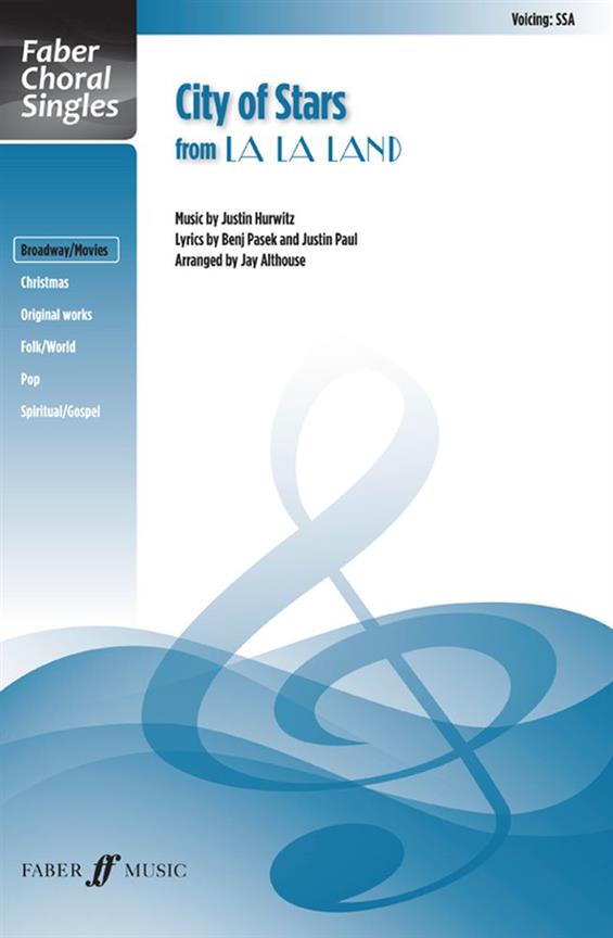FM4025 Citiy of Stars&nbsp;&nbsp;for female chorus and piano&nbsp;&nbsp;score