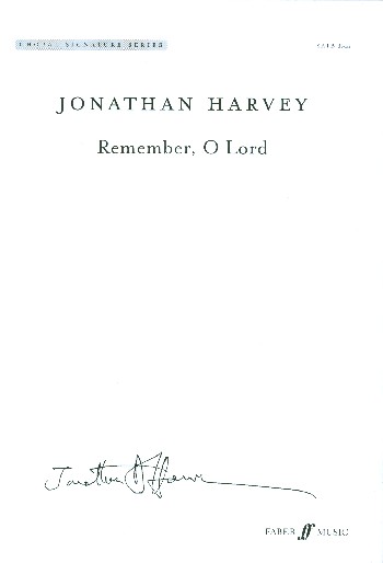 Remember O Lord for mixed chorus  a cappella  score