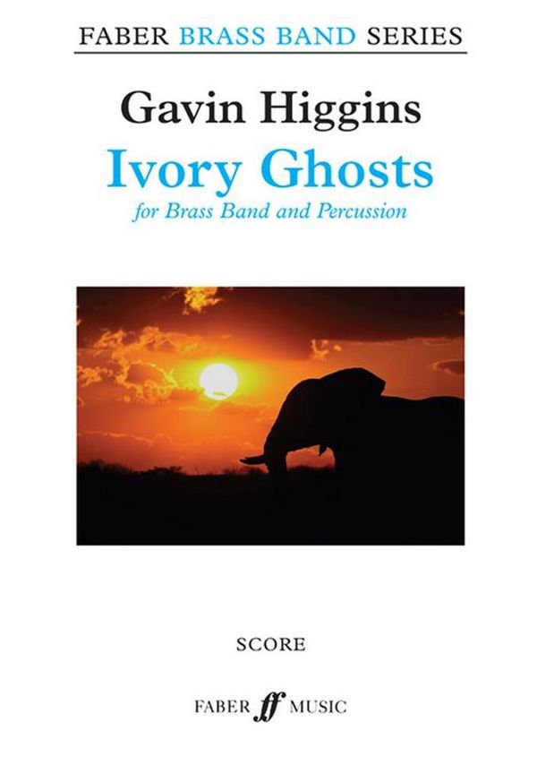 0571572405  Gavin Higgins, Ivory Ghosts  for Brass Band and Percussion  Score and Parts