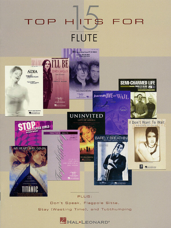 15 Top Hits  Flute  Buch