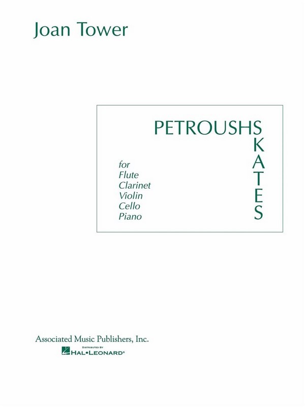 Petroushskates  for flute, clarinet, violin, cello and piano  score and parts