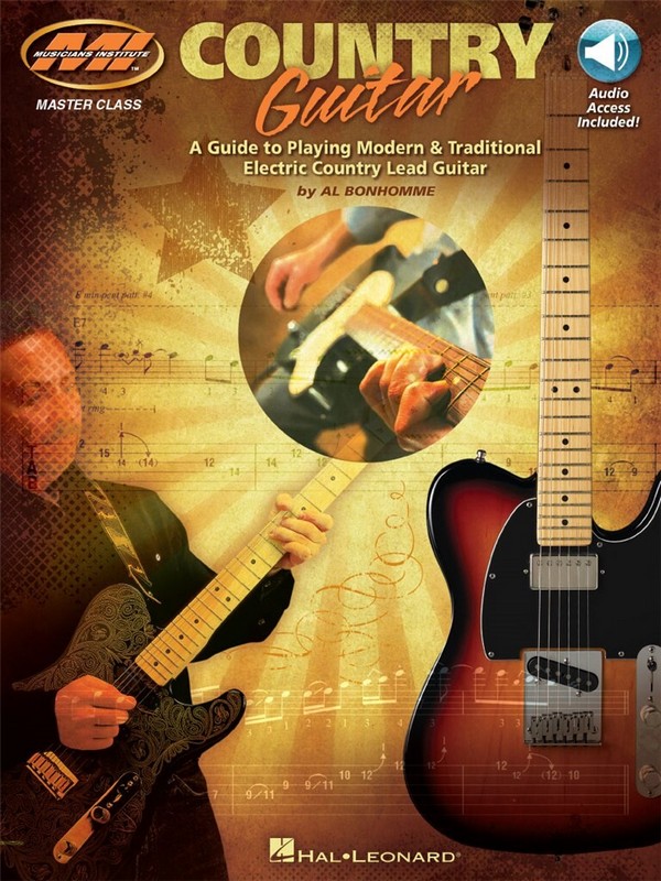 Al Bonhomme, Country Guitar  Gitarre  Buch + Online-Audio