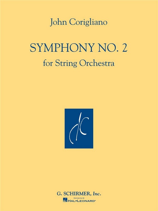 John Corigliano, Symphony No. 2&nbsp;&nbsp;Orchestra&nbsp;&nbsp;Partitur