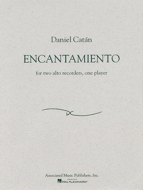 Daniel Catssn, Encantamiento  2 Alto Recorders  Buch