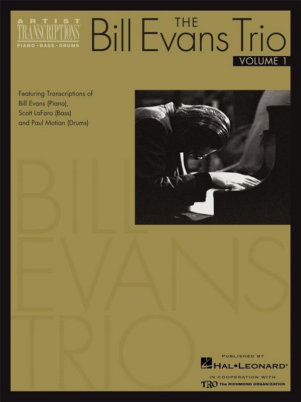 The Bill Evans trio vol.1:  for piano, bass and drums  SCORE