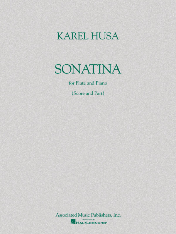 Karel Husa, Sonatina  Flöte und Klavier  Buch