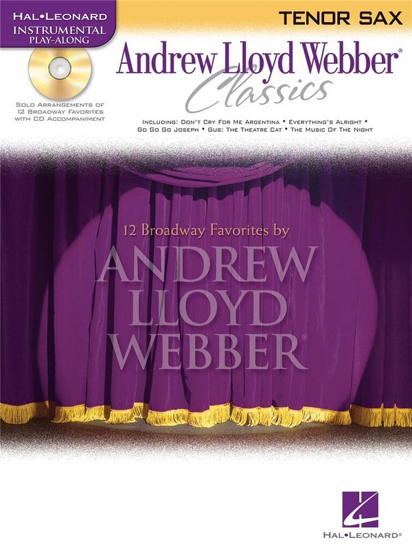 Andrew Lloyd Webber Classics (+CD)  for tenor saxophone  
