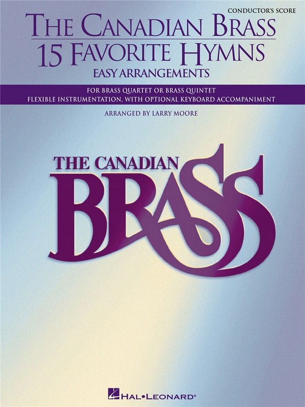 15 Favorite Hymns  for brass quartet or quintet  Conductor's Score