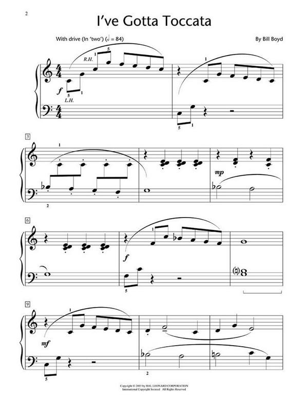 Bill Boyd, I've Gotta Toccata&nbsp;&nbsp;Klavier&nbsp;&nbsp;Buch