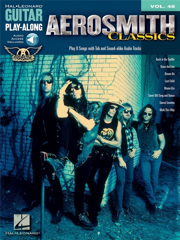 Aerosmith Classics (Online-Audio)&nbsp;&nbsp;for guitar&nbsp;&nbsp;Songbook