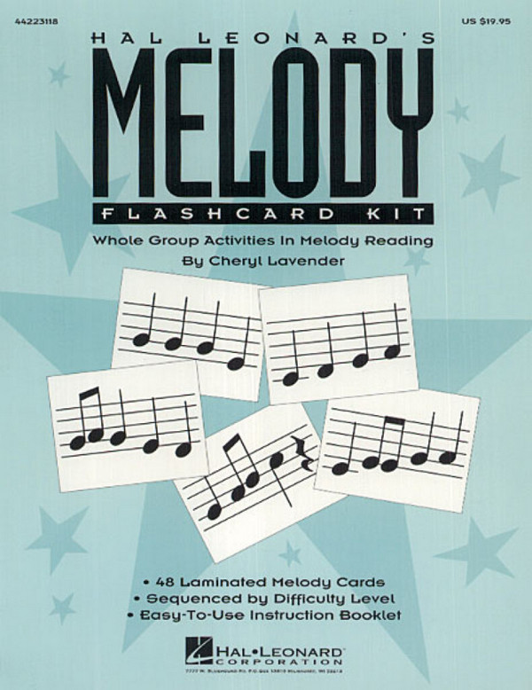 Cheryl Lavender, Hal Leonard's Melody Flashcard Kit&nbsp;&nbsp;&nbsp;&nbsp;Instrumentenkarte