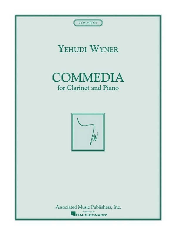 Yehudi Wyner, Commedia&nbsp;&nbsp;Klarinette und Klavier&nbsp;&nbsp;Buch