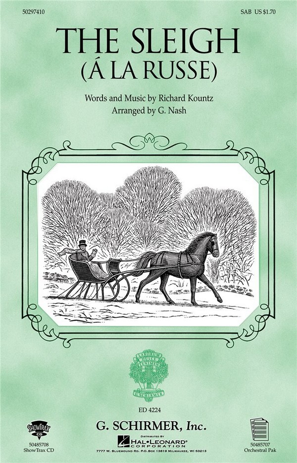 Ivor Tchervanow_Richard Kountz, The Sleigh (A La Russe) - SAB&nbsp;&nbsp;SAB&nbsp;&nbsp;Chorpartitur