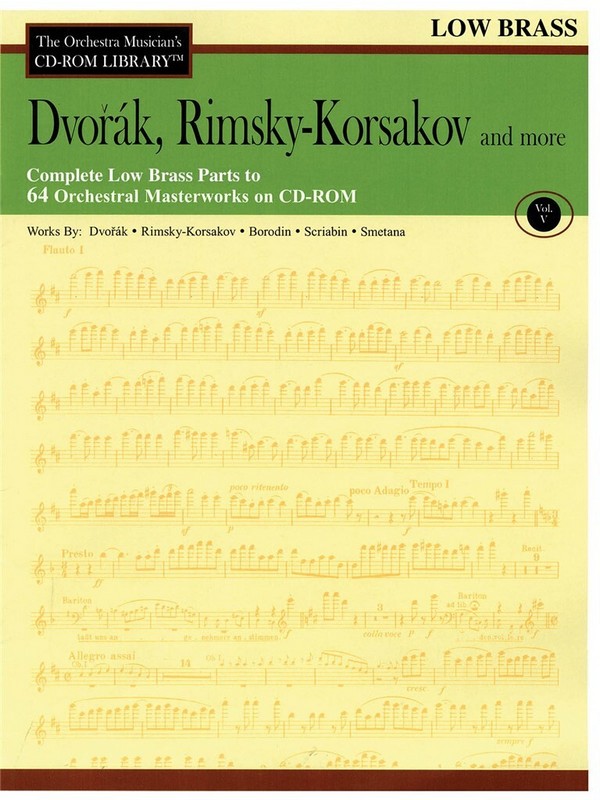 Dvorak, Rimsky-Korsakov and More - Volume 5  Low Brass  CD-ROM