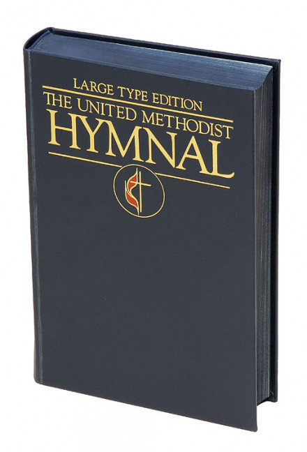United Methodist Large Type Navy Blue Hymnal&nbsp;&nbsp;&nbsp;&nbsp;