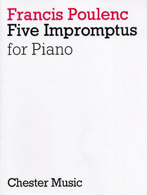 5 Impromptus  for piano  