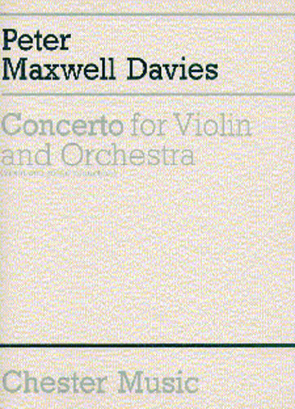 Concerto for violin and orchestra  for violin and piano  