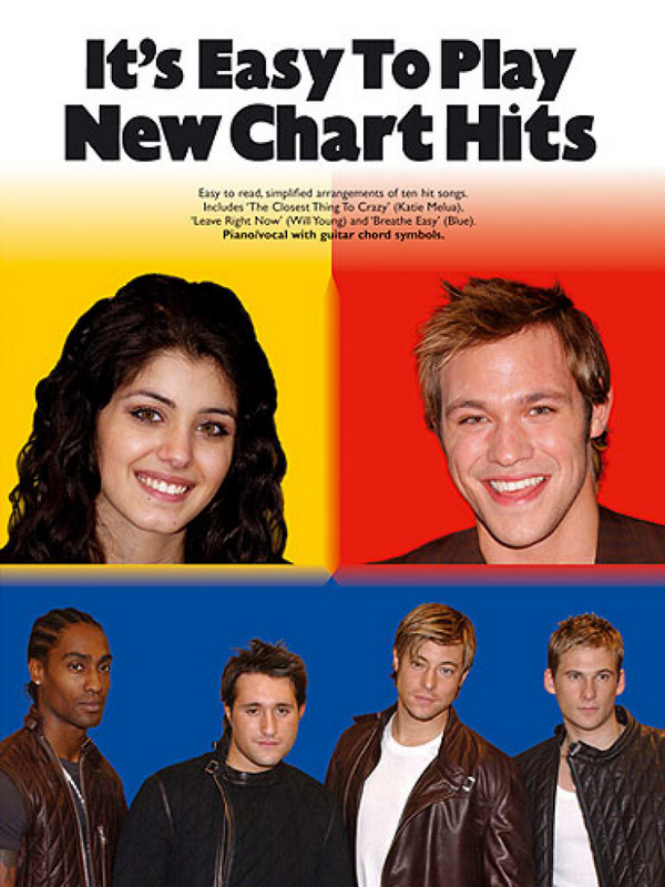 IT'S EASY TO PLAY NEW CHART HITS:&nbsp;&nbsp;SONGBOOK PIANO/VOICE/CHORDS&nbsp;&nbsp;