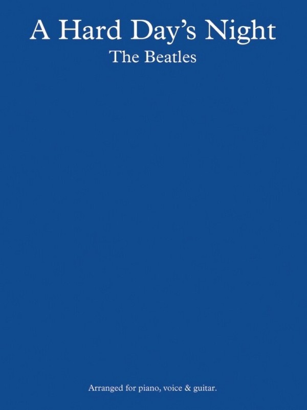 The Beatles: A hard Days Night&nbsp;&nbsp;Songbook piano/vocal/guitar&nbsp;&nbsp;