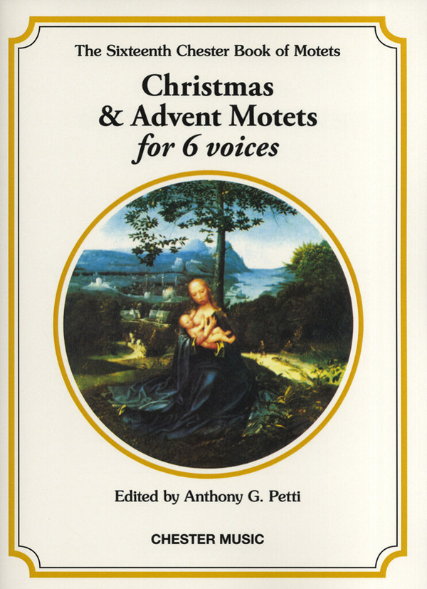 Christmas and Advent Motets for&nbsp;&nbsp;6 mixed voices and bc&nbsp;&nbsp;score