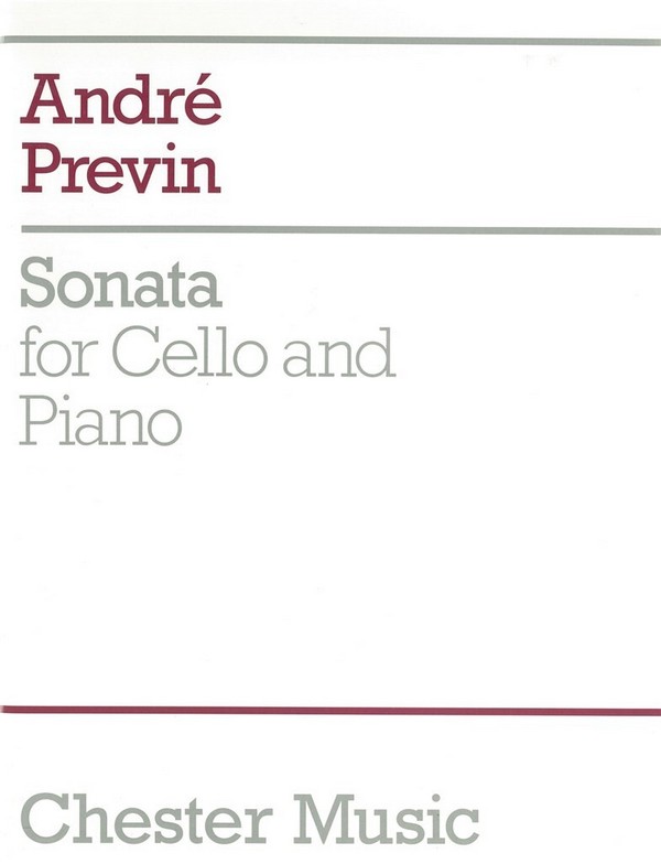 Sonata for cello and piano    