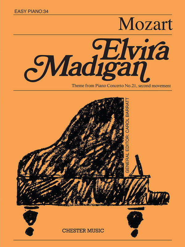 Elvira Madigan Theme&nbsp;&nbsp;for piano&nbsp;&nbsp;