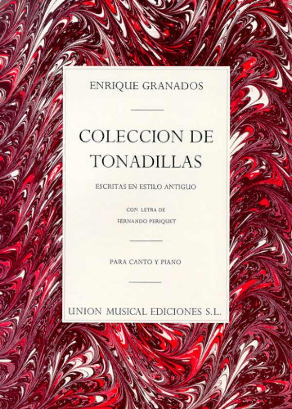 Coleccion de tonadillas para&nbsp;&nbsp;canto y piano&nbsp;&nbsp;