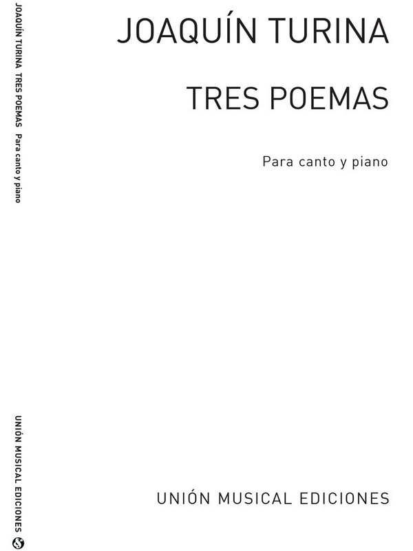 3 Poemas op.81 para Canto y Piano    