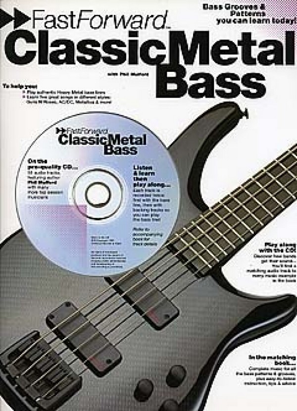 CLASSIC METAL BASS (+CD)  BASS GROOVES AND PATTERNS  
