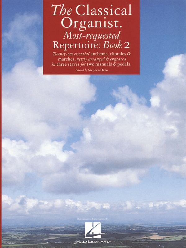 The classical Organist vol. 2&nbsp;&nbsp;Most-requested repertoire&nbsp;&nbsp;