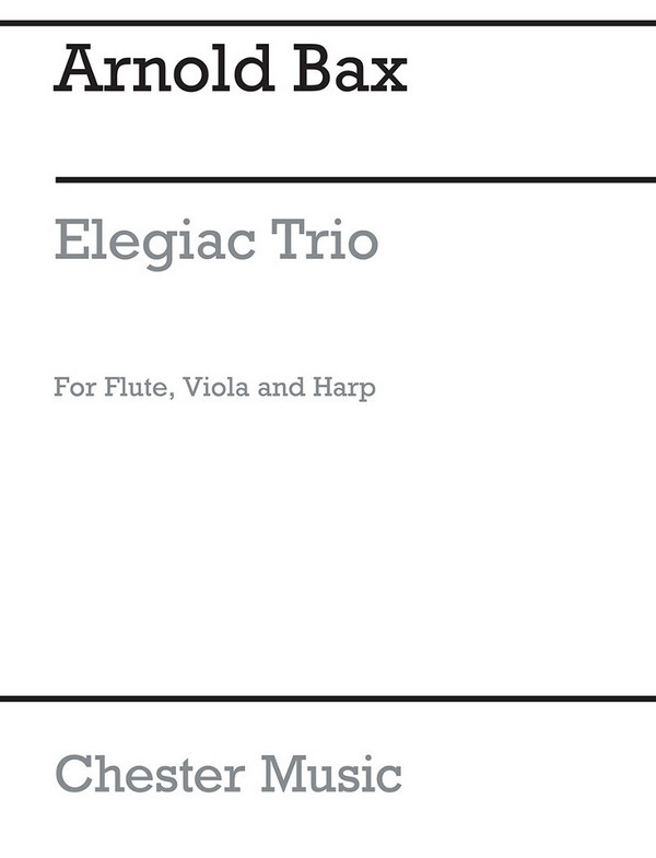 Elegiac Trio for flute, viola and harp  parts  