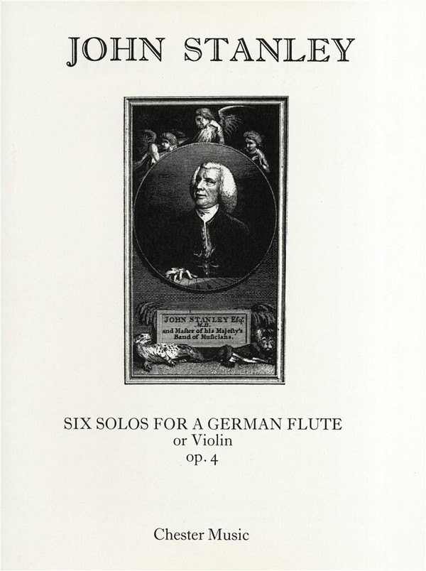 6 Solos for a German Flute op.4  for flute (violin) and piano  