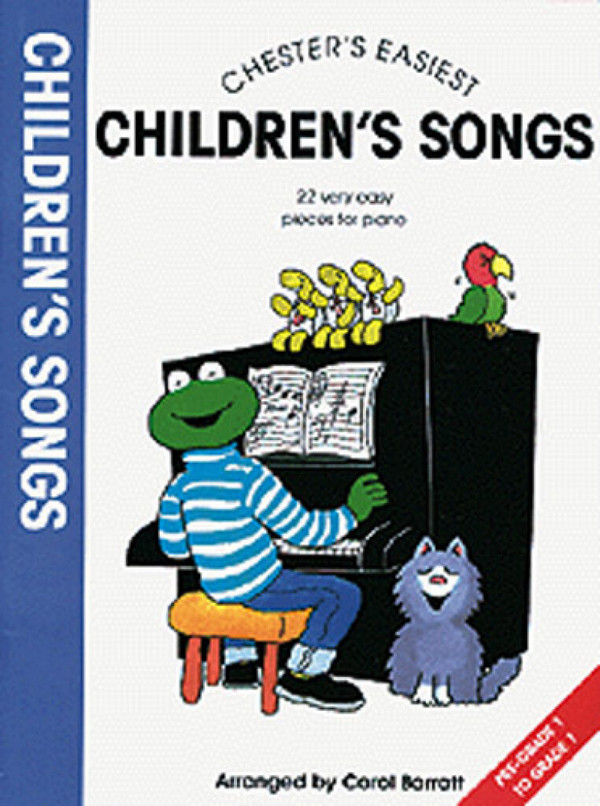 Children's Songs 22 very easy&nbsp;&nbsp;pieces for piano&nbsp;&nbsp;
