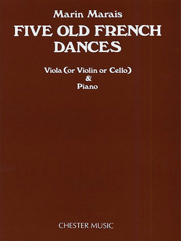 5 old French Dances for viola  (violin, cello ) and piano  