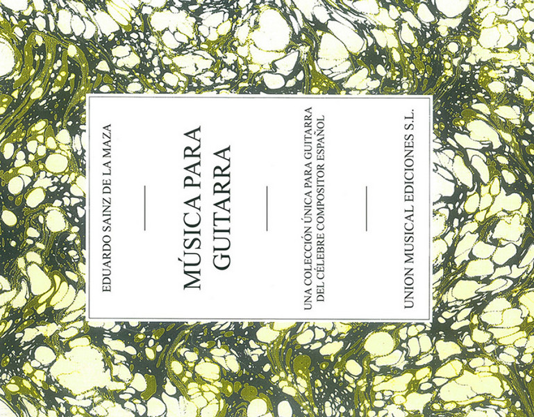 Musica para guitarra Collecion&nbsp;&nbsp;unica para guitarra del celebre&nbsp;&nbsp;compositor espanol