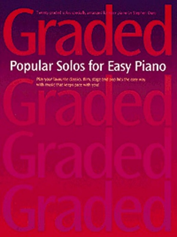 GRADED: POPULAR SOLOS FOR EASY&nbsp;&nbsp;PIANO&nbsp;&nbsp;STEPHEN DURO