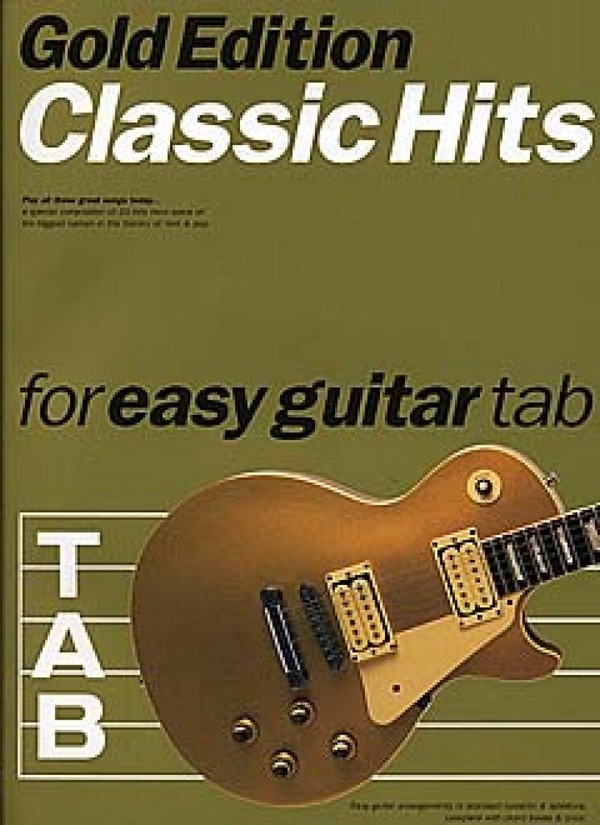 GOLD EDITION CLASSIC EDITION:&nbsp;&nbsp;SONGBOOK EASY GUITAR/TAB/VOCAL&nbsp;&nbsp;