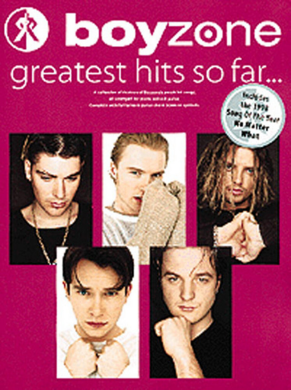 Boyzone: Greatest Hits so far&nbsp;&nbsp;songbook for piano/voice/guitar&nbsp;&nbsp;